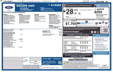 Photos of 2026 Ford Escape Active for sale in Hortonville, WI at Gregg Young Hortonville Ford