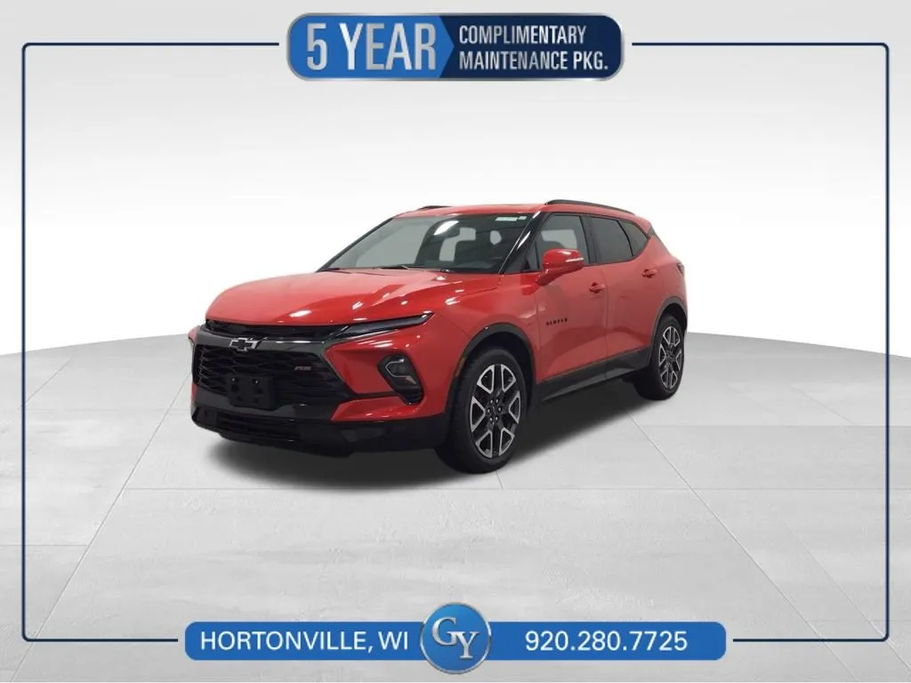 Red 2024 Chevrolet Blazer RS for sale in Hortonville, WI