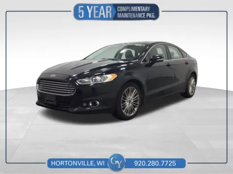 Black 2016 Ford Fusion SE for sale in Hortonville, WI