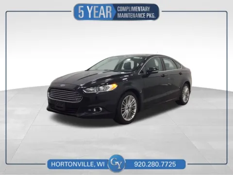 Black 2016 Ford Fusion SE for sale in Hortonville, WI
