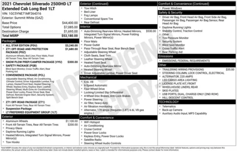 Photos of 2021 Chevrolet Silverado 2500HD LT for sale in Hortonville, WI at Gregg Young Hortonville Ford