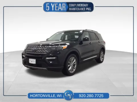 Black 2020 Ford Explorer Limited for sale in Hortonville, WI