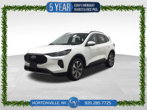 White 2024 Ford Escape Platinum for sale in Hortonville, WI
