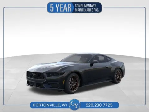 Black 2026 Ford Mustang EcoBoost Premium for sale in Hortonville, WI