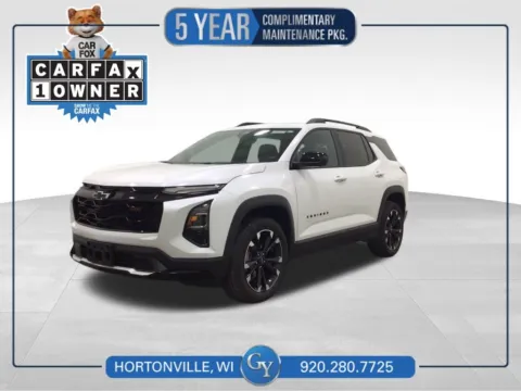 White 2025 Chevrolet Equinox RS for sale in Hortonville, WI