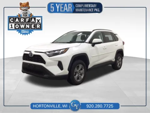 White 2024 Toyota RAV4 Hybrid LE for sale in Hortonville, WI