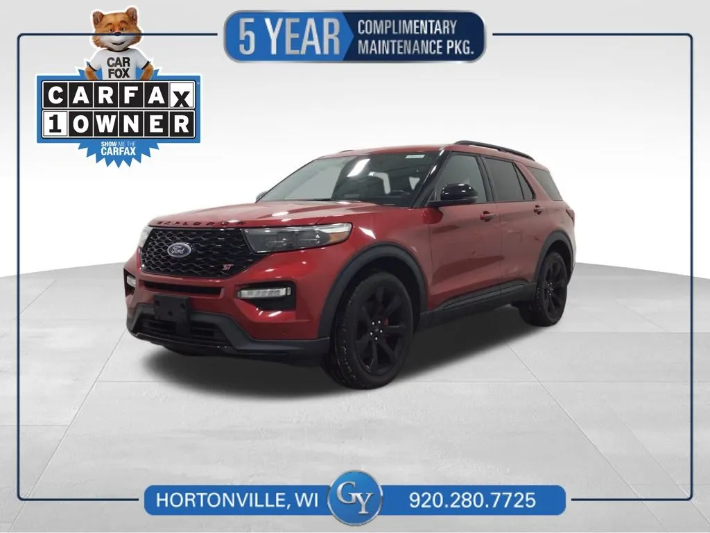 Red 2023 Ford Explorer ST for sale in Hortonville, WI