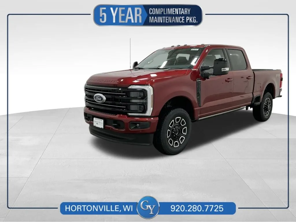 Red 2026 Ford F-250SD Platinum for sale in Hortonville, WI