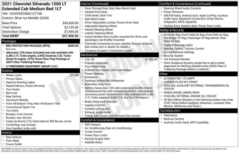 Photos of 2021 Chevrolet Silverado 1500 LT for sale in Hortonville, WI at Gregg Young Hortonville Ford