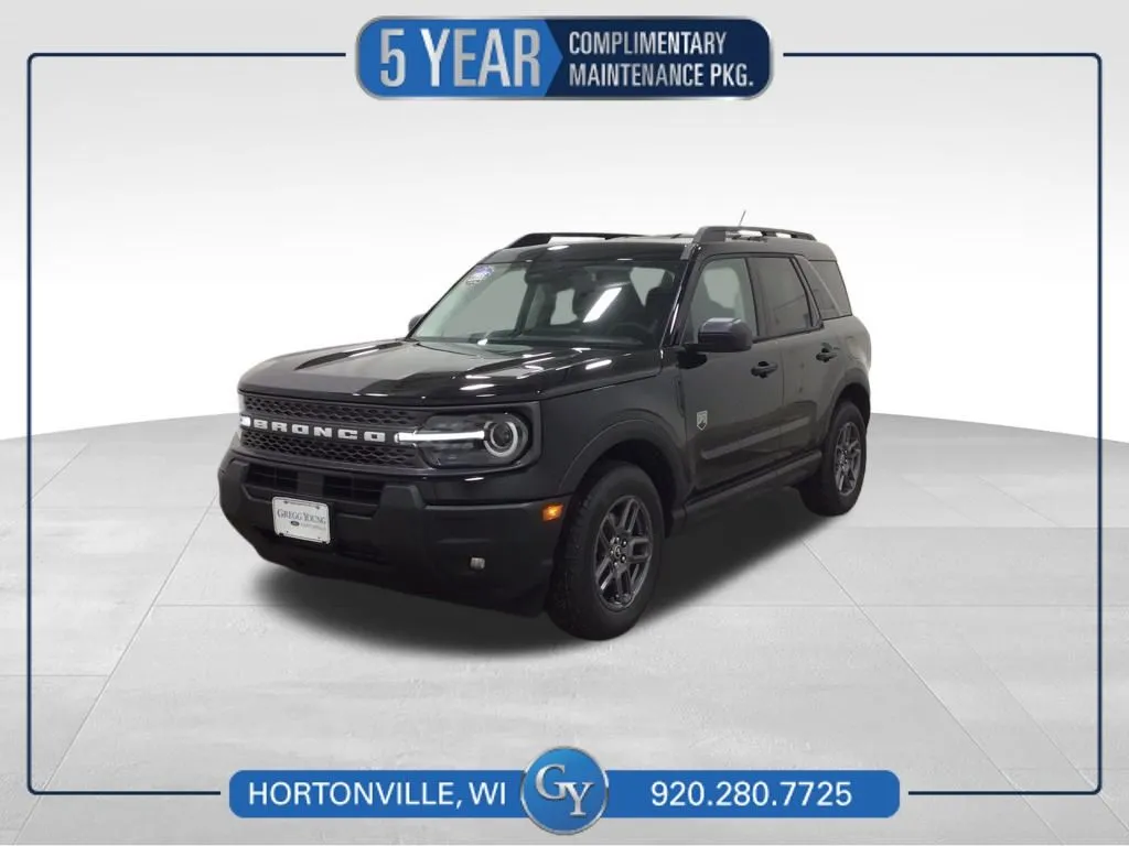 Black 2025 Ford Bronco Sport Big Bend for sale in Hortonville, WI