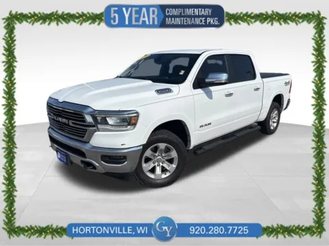 White 2020 Ram 1500 Laramie for sale in Hortonville, WI