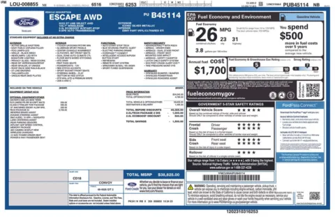 Photos of 2023 Ford Escape ST-Line Select for sale in Hortonville, WI at Gregg Young Hortonville Ford