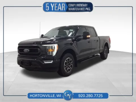 Black 2021 Ford F-150 XLT for sale in Hortonville, WI