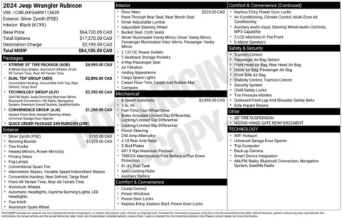 Photos of 2024 Jeep Wrangler Rubicon for sale in Hortonville, WI at Gregg Young Hortonville Ford