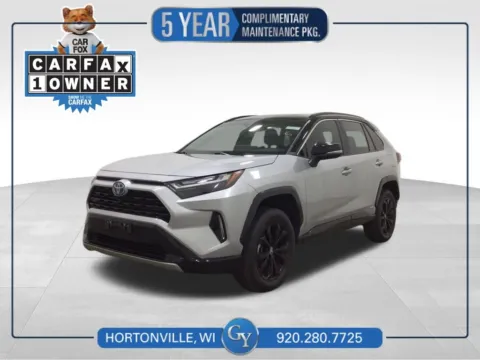 Silver 2024 Toyota RAV4 Hybrid XSE for sale in Hortonville, WI