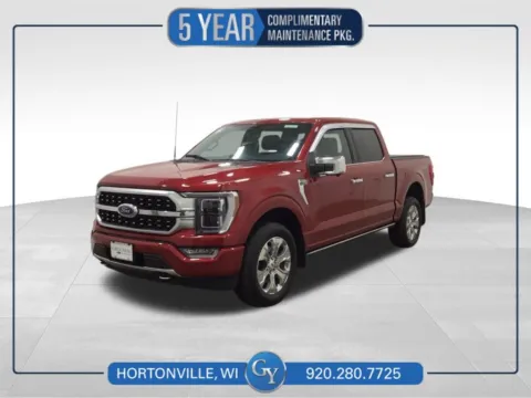 Red 2022 Ford F-150 Platinum for sale in Hortonville, WI