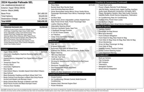 Photos of 2024 Hyundai Palisade SEL for sale in Hortonville, WI at Gregg Young Hortonville Ford