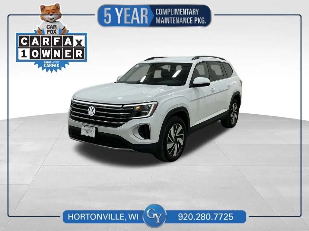 White 2025 Volkswagen Atlas 2.0T SE w/Technology for sale in Hortonville, WI