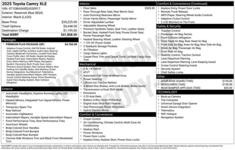 Photos of 2025 Toyota Camry XLE for sale in Hortonville, WI at Gregg Young Hortonville Ford