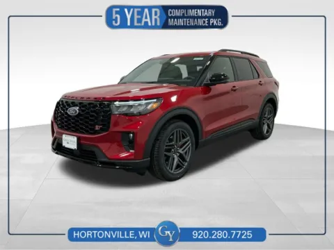 Red 2026 Ford Explorer ST for sale in Hortonville, WI