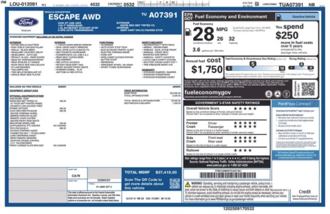 Photos of 2026 Ford Escape ST-Line for sale in Hortonville, WI at Gregg Young Hortonville Ford