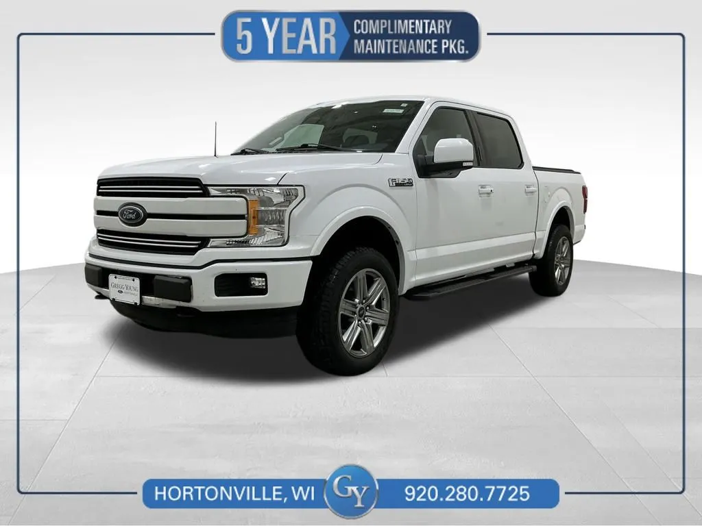 White 2018 Ford F-150 Lariat for sale in Hortonville, WI