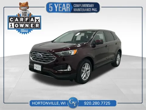 Red 2022 Ford Edge SEL for sale in Hortonville, WI