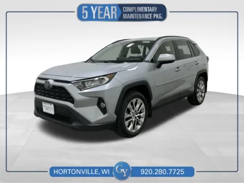 Silver 2019 Toyota RAV4 XLE Premium for sale in Hortonville, WI