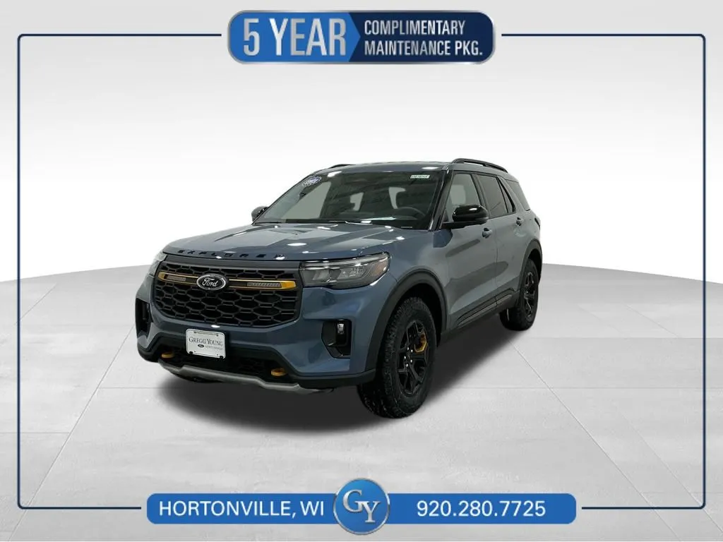 Blue 2026 Ford Explorer Tremor for sale in Hortonville, WI