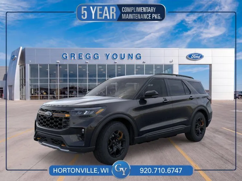 Black 2026 Ford Explorer Tremor for sale in Hortonville, WI
