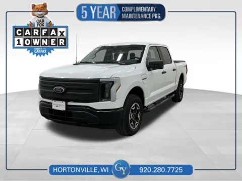 White 2023 Ford F-150 Lightning Pro for sale in Hortonville, WI