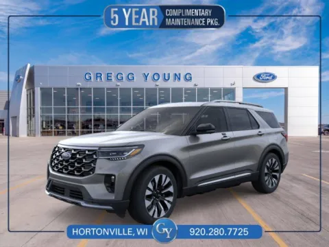 Gray 2026 Ford Explorer Platinum for sale in Hortonville, WI