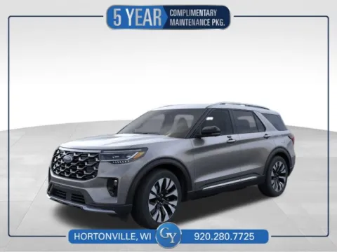 Gray 2026 Ford Explorer Platinum for sale in Hortonville, WI