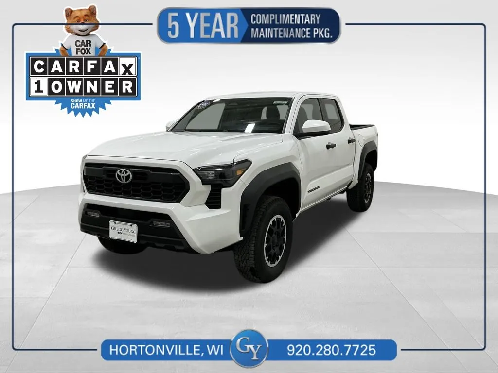 White 2024 Toyota Tacoma TRD Off-Road for sale in Hortonville, WI