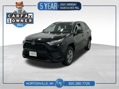 Black 2025 Toyota RAV4 Hybrid XLE for sale in Hortonville, WI