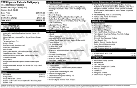 Photos of 2023 Hyundai Palisade Calligraphy for sale in Hortonville, WI at Gregg Young Hortonville Ford