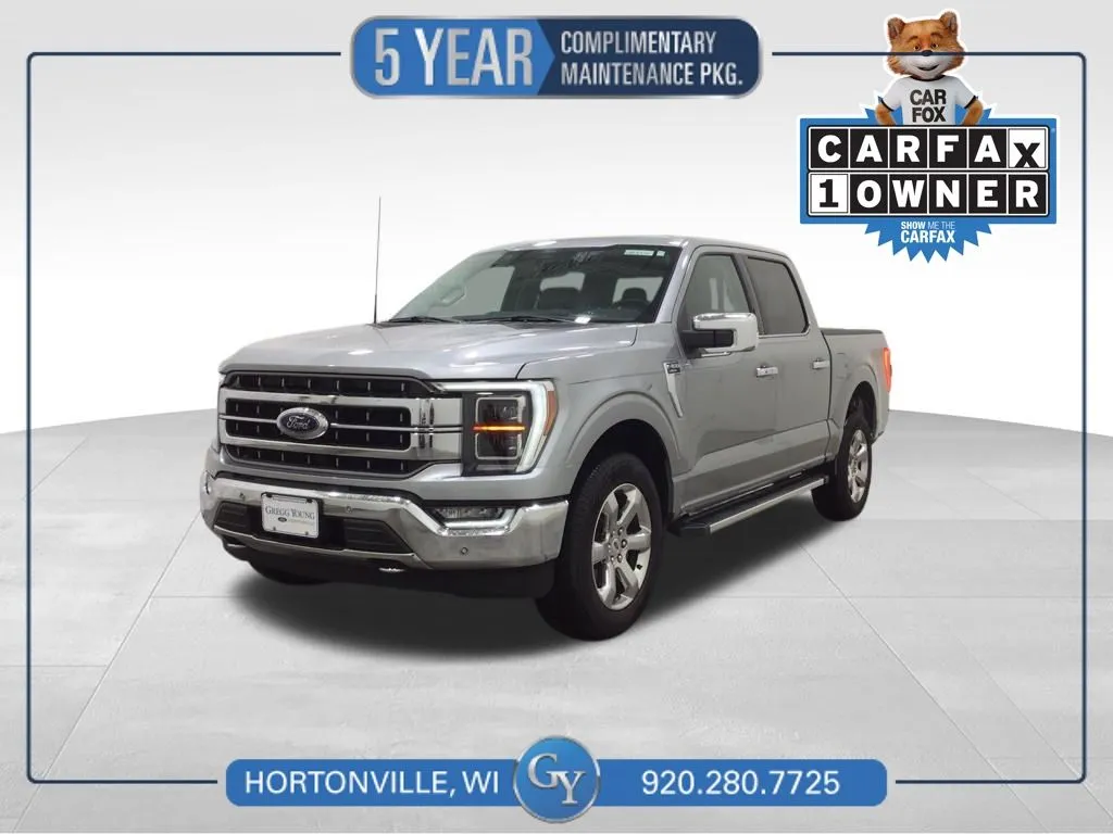 Silver 2022 Ford F-150 Lariat for sale in Hortonville, WI