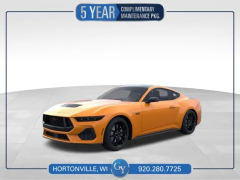 Orange 2026 Ford Mustang GT Premium for sale in Hortonville, WI