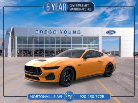 Orange 2026 Ford Mustang GT Premium for sale in Hortonville, WI
