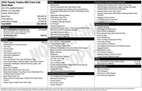 Photos of 2023 Toyota Tundra SR5 for sale in Hortonville, WI at Gregg Young Hortonville Ford