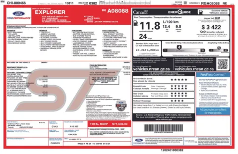 Photos of 2024 Ford Explorer ST for sale in Hortonville, WI at Gregg Young Hortonville Ford