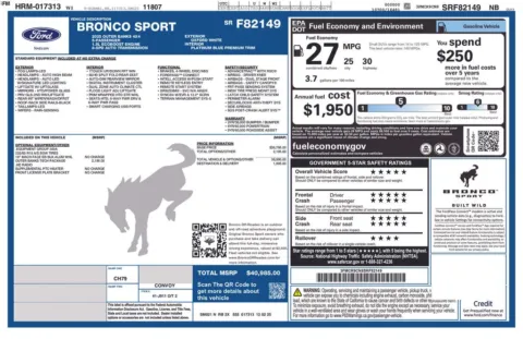 Photos of 2025 Ford Bronco Sport Outer Banks for sale in Hortonville, WI at Gregg Young Hortonville Ford
