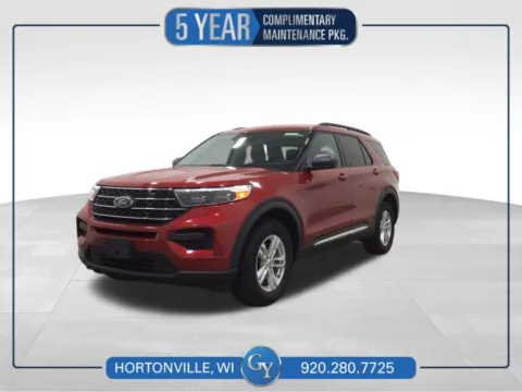 Red 2022 Ford Explorer XLT for sale in Hortonville, WI