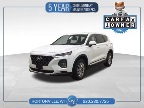 White 2020 Hyundai Santa Fe SE for sale in Hortonville, WI
