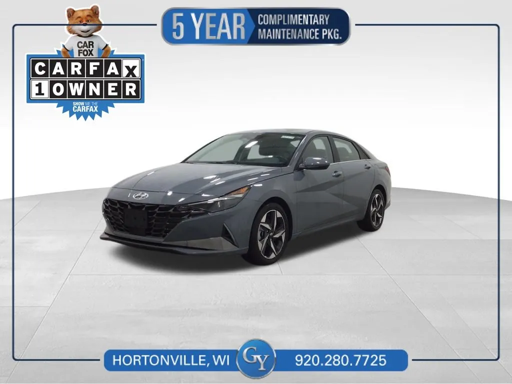 Gray 2021 Hyundai Elantra SEL for sale in Hortonville, WI