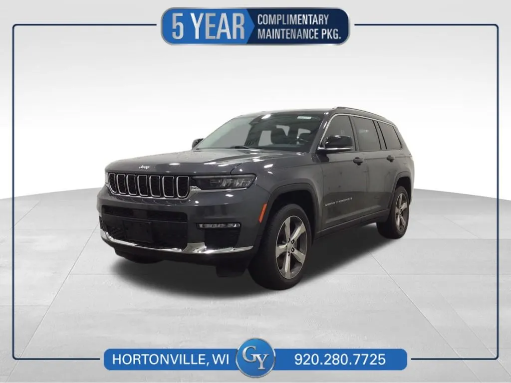 Gray 2022 Jeep Grand Cherokee L Limited for sale in Hortonville, WI