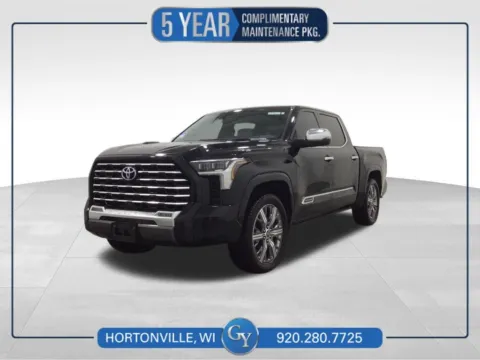 Black 2023 Toyota Tundra Hybrid Capstone for sale in Hortonville, WI