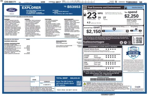 Photos of 2026 Ford Explorer Platinum for sale in Hortonville, WI at Gregg Young Hortonville Ford