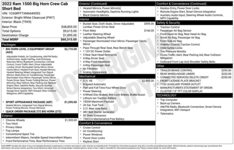 Photos of 2022 Ram 1500 Big Horn/Lone Star for sale in Hortonville, WI at Gregg Young Hortonville Ford