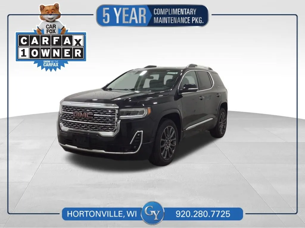 Black 2023 GMC Acadia Denali for sale in Hortonville, WI